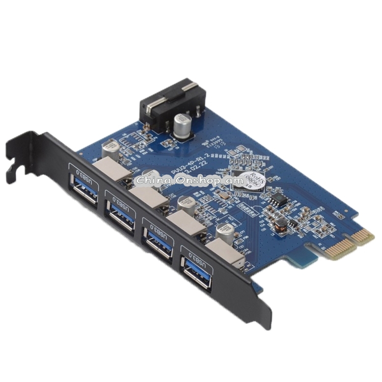 ORICO PVU3-4P 4 Ports USB3.0 PCI Express Card for Desktop