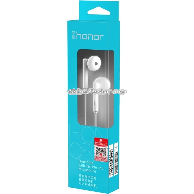 Huawei Honor AM115 Half In Ear Earphone with Remote and Mic, Length: 1.1m