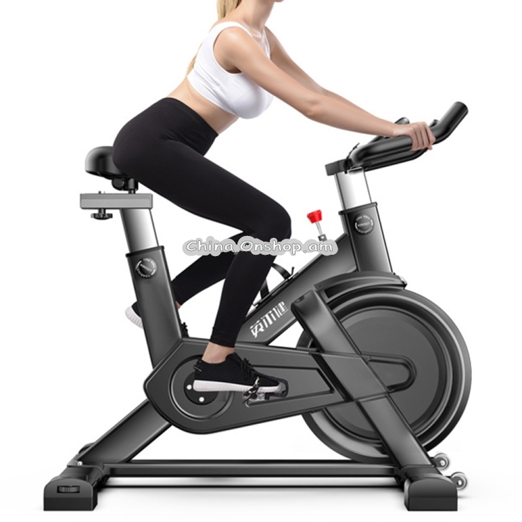 QM720 Household Smart Ultra-quiet Spinning Bicycle Indoor Fitness Equipment, Support APP Monitoring Heart Rate & Online Games