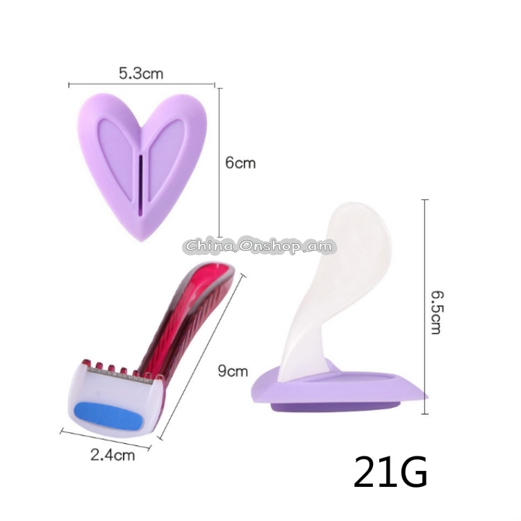 Pubic Hair Trimming Tool Shaving Template
