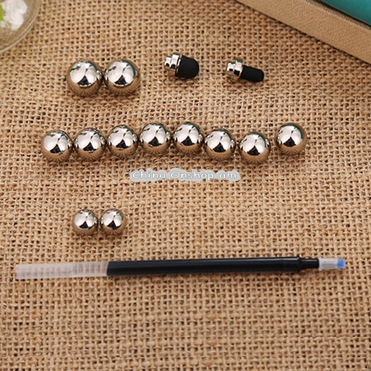 Magnetic Metal Ball Pressure Relief Water Pen Touch Pen Gift Box