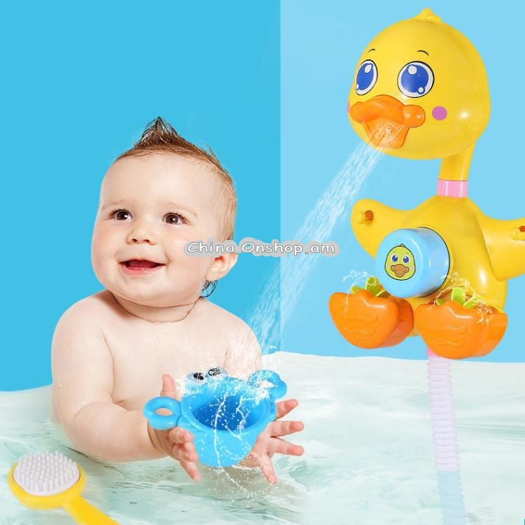 Children Playing with Water Bath Toys Bathtub Shower