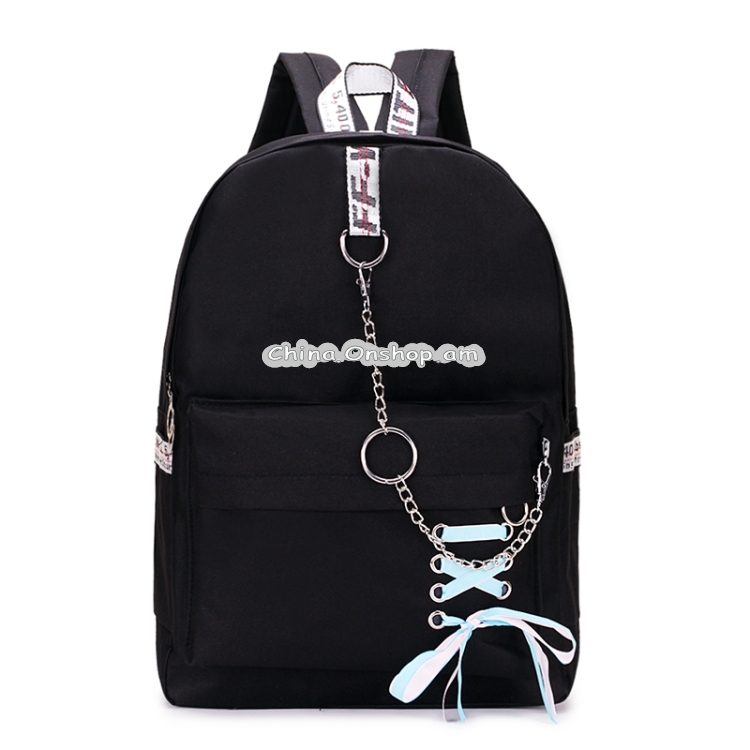 Campus College Wind Butterfly-knot Ribbon Bag Backpack
