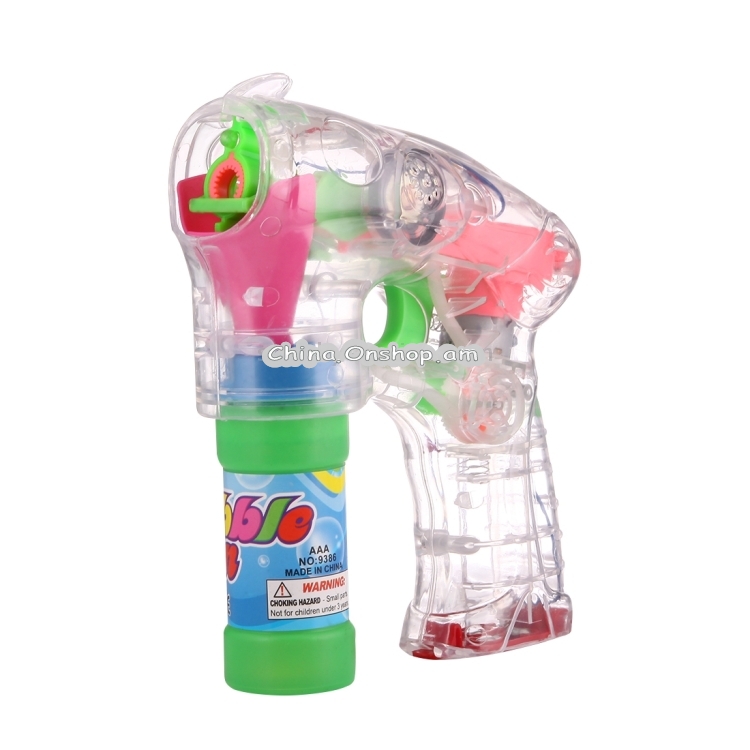 Electric Transparent Toy Bubble Gun, Bubble Liquid Not Included