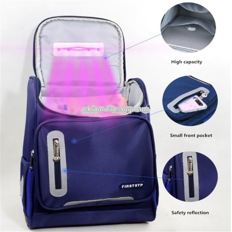 Ultraviolet Disinfection Bag Travel Backpack Children Learning Fashion School Bag