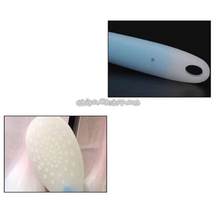 Pai Board Silicone Massager Meridian Beat Color Random Delivery, Style:Extended Section