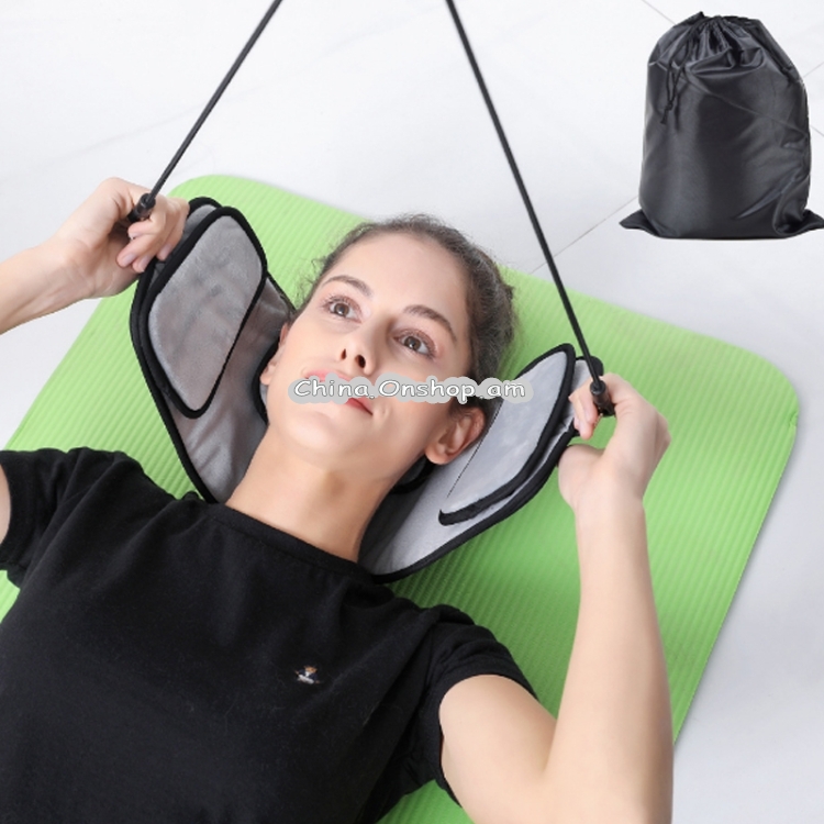 Neck Stretcher Soothing Fatigue Cervical Hammock, Style:Old Hammock + Eye Mask + Beam Pocket