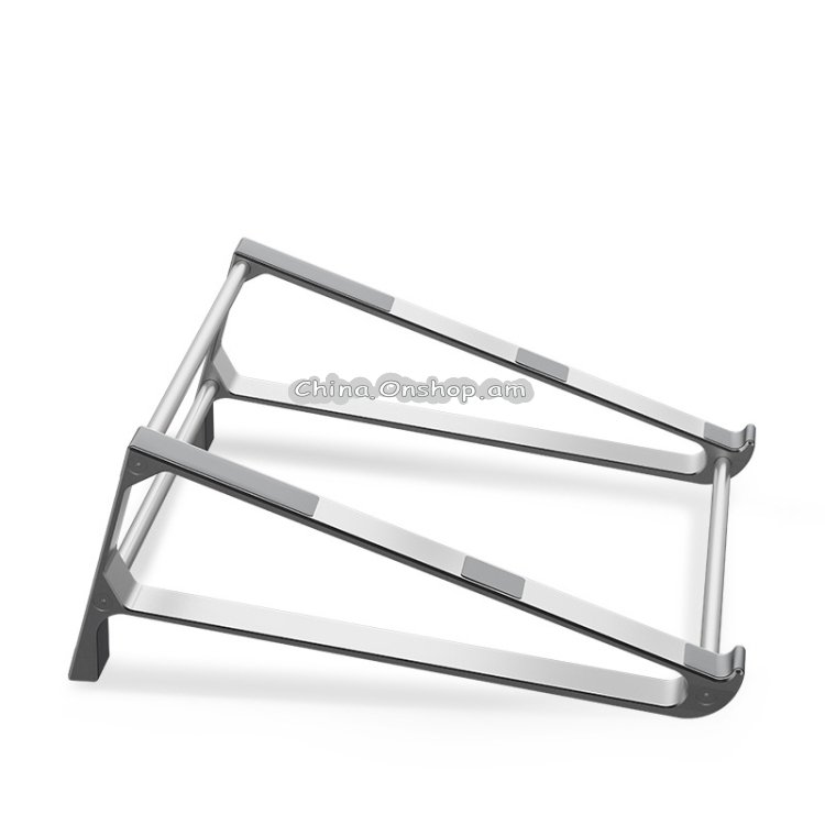 P5 Portable Aluminum Alloy Desktop Multi-function Stable Heat Dissipation Notebook Stand(Aurora Silver)
