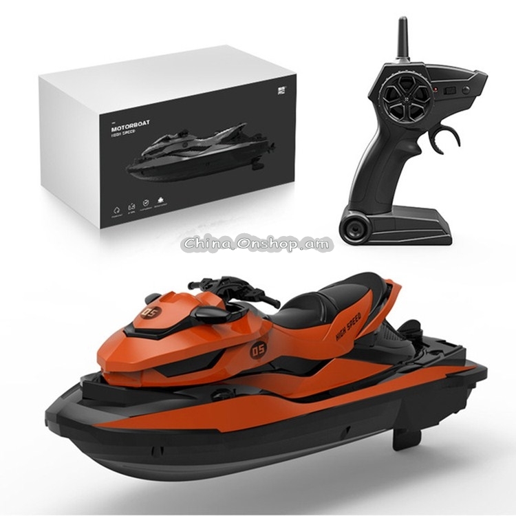 SMRC / M5 Mini Remote Control Boat 2.4G Summer Water Splash Electric Motorboat