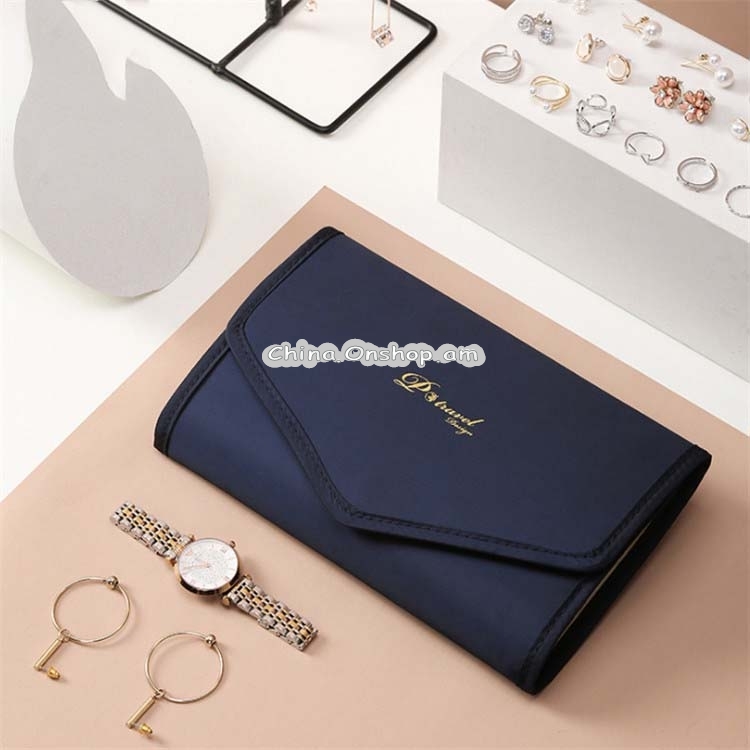 P.travel Multifunctional Portable Earrings Ring Jewelry Storage Bag
