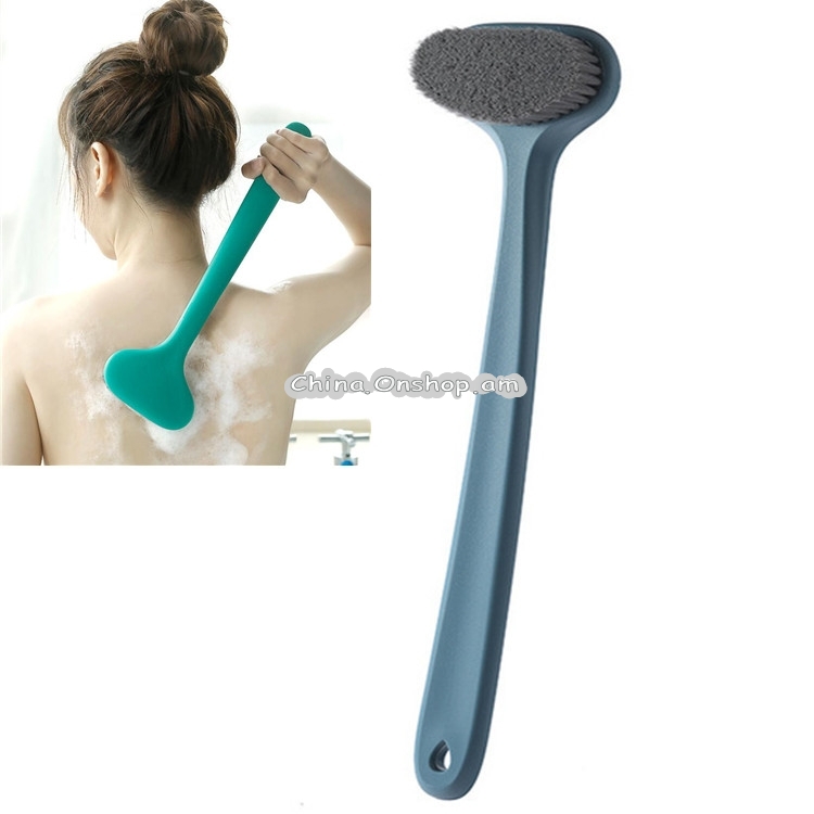 Back Rub Brush Long Handle Soft Hair Rub Brush Adult Bath Brush