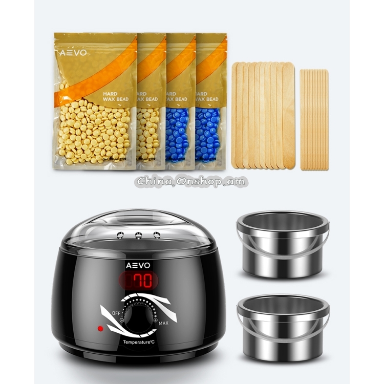 AEVO Waxing Kit Electric Hair Removal Wax Warmer for Home