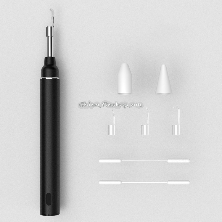 Timesiso P40 2.4G WiFi 3.9mm 5.0MP HD Visual Earpick Digital Endoscope with 6 LED Lights
