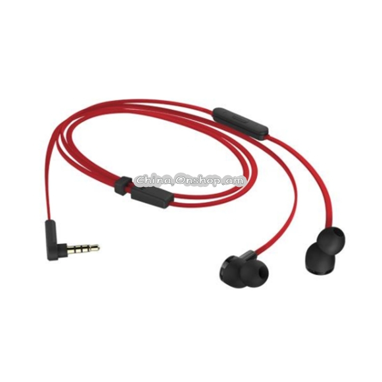 Original Huawei Honor AM15 Headset 1.2m L-type 3.5mm Plug Wire Control In-Ear Earphone with Mic