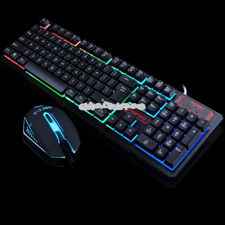 DSFY K13 Wrangler Wired Keyboard and Mouse Set