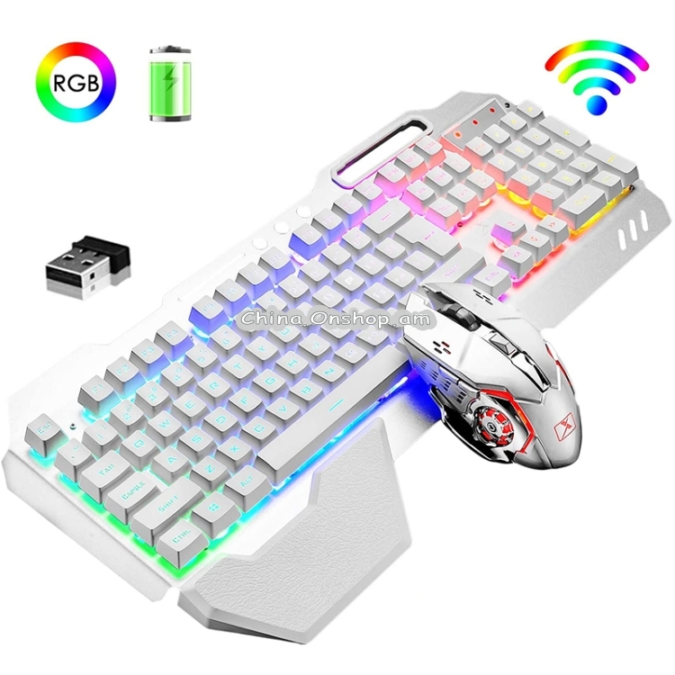 K680 RGB Rechargeable Gaming Wireless Keyboard and Mouse Set