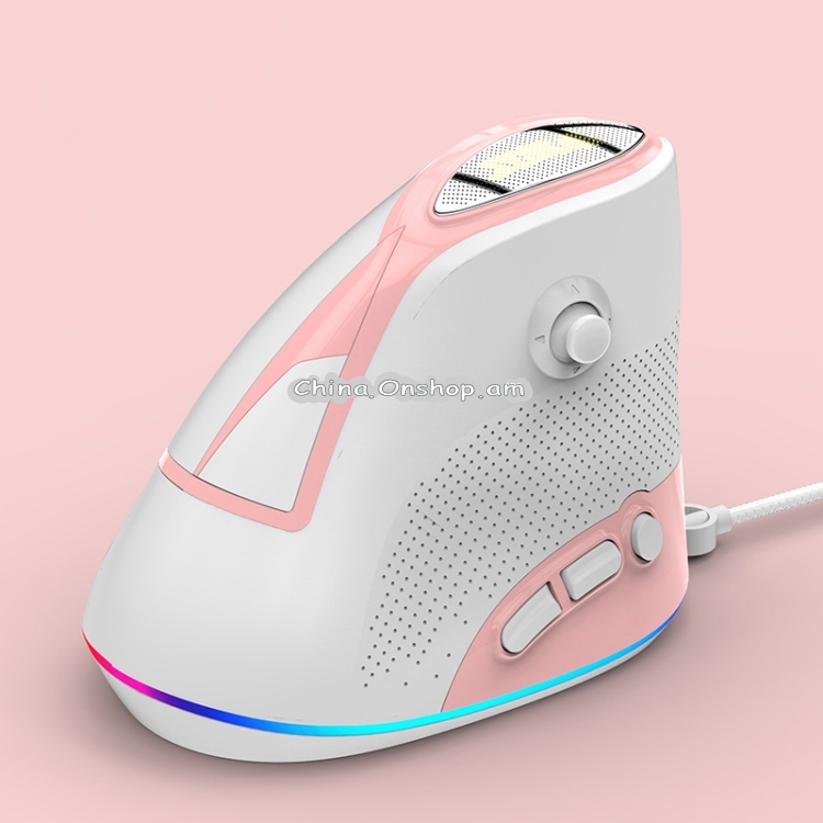 Ajazz 4800DPI USB Adjustable Vertical Wired Mouse Desktop Computer Notebook Home Gaming Vertical Mouse