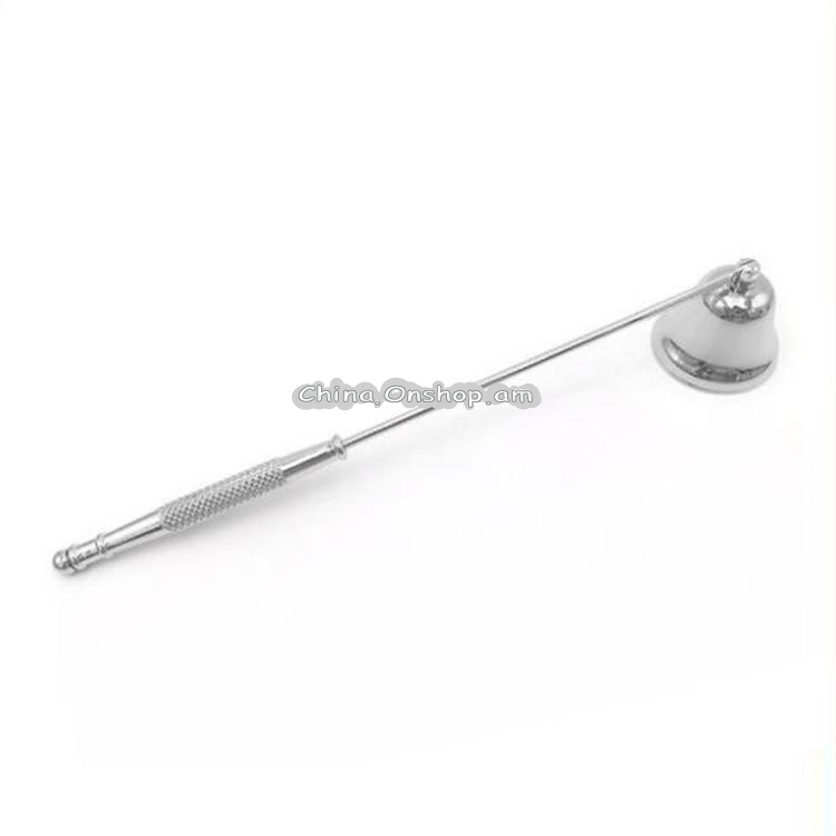 Bright Chrome Silver Candle Mask Candle Extinguisher Aroma Candle Candle Accessories