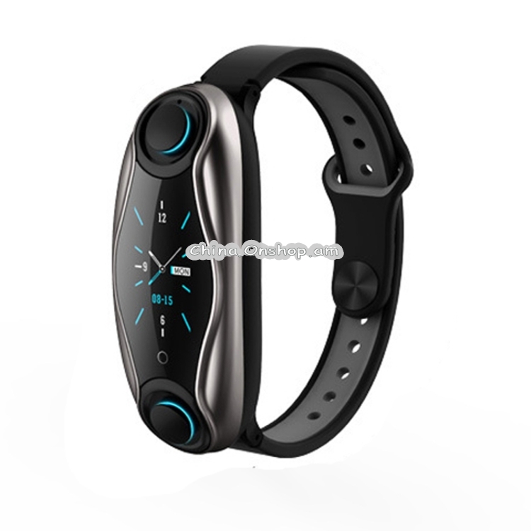 T90 0.96 Inch TFT Color Screen Sports Bracelet With Bluetooth Headset , Support Call Reminder/Heart Rate Measurement/Sleep Monitoring/Blood Pressure Monitoring/Blood Oxygen Monitoring