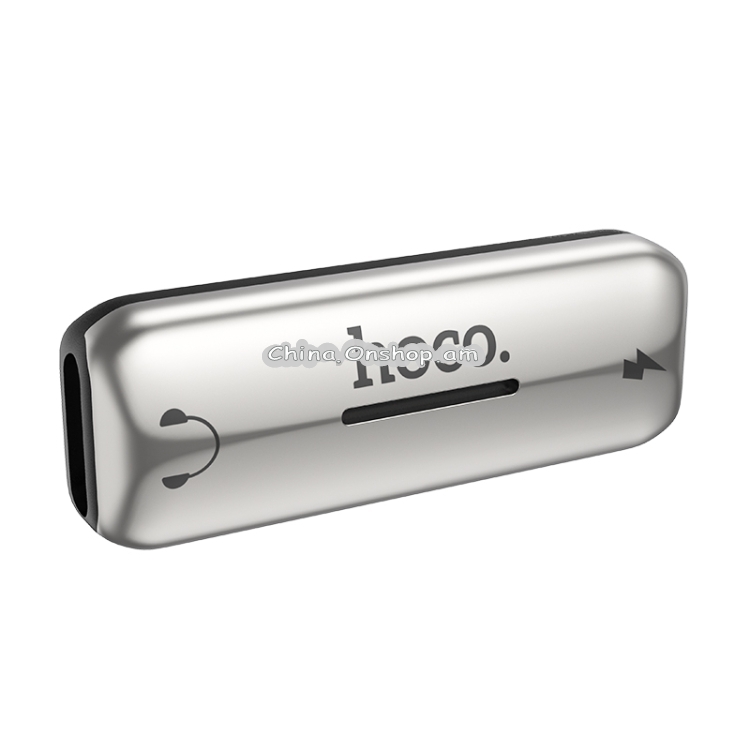 hoco LS27 8 Pin to Dual 8 Pin Interfaces Listening to Songs and Charging Earphone Adapter Audio Adapter