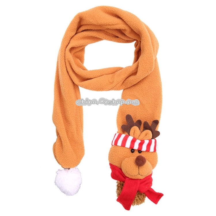Christmas Ornament Warm Cartoon Scarf(Elk)