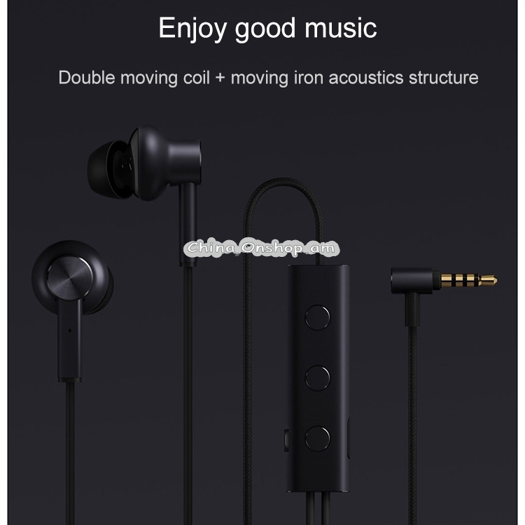 Original Xiaomi Wired In-Ear Earphones Noise Cancelling Headphones