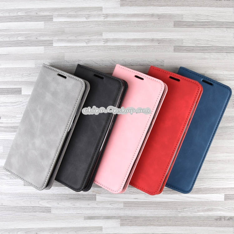 For Xiaomi Mi Note 10 Lite Retro-skin Business Magnetic Suction Leather Case with Holder & Card Slots & Wallet