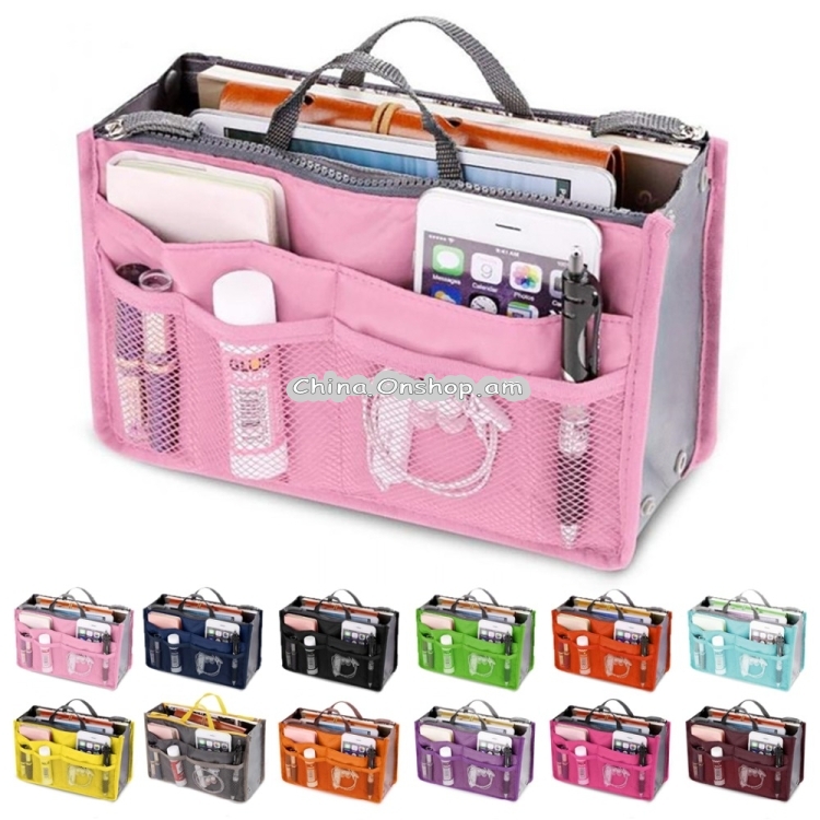 Purse Large liner Lady Makeup Cosmetic Bag Cheap Female Tote