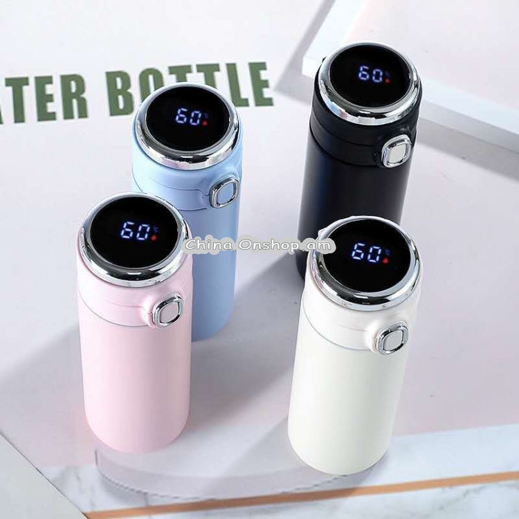 Smart Temperature Measurement Digital Display Stainless Steel Vacuum Flask Cup, Capacity:300ml