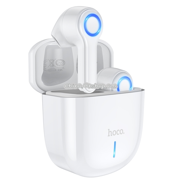 hoco ES45 Harmony Sound TWS Wireless Bluetooth Earphone with Charging Box, Support Touch & Call & Siri