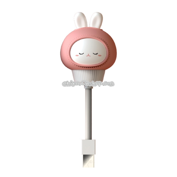 USB Night light LED Cute Bedroom Sleep Eye Protection Bedside Lamp, Style:Regular Version