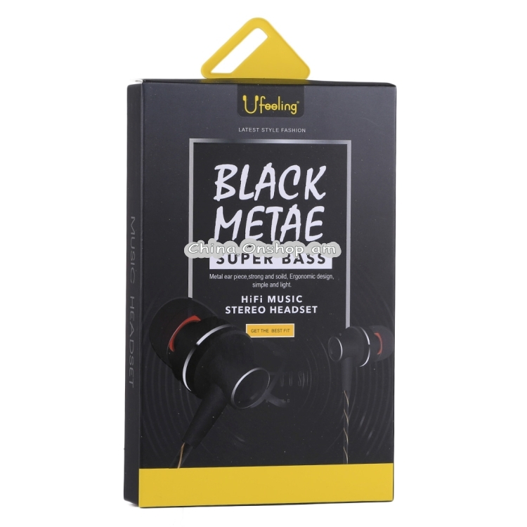 U-27 1.2m In-Ear Bass Stereo Wired Earphones with Mic
