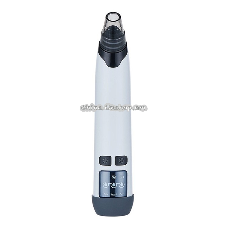 3-in-1 Temperature Sensor Blackhead Heating Electric Pore Cleaner Facial Acne Removing Device