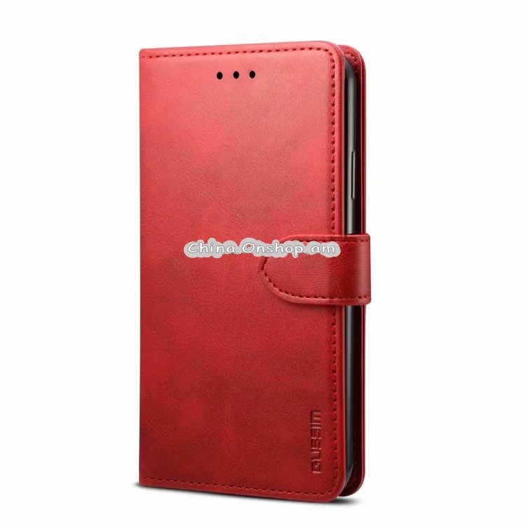 For iPhone 12 mini GUSSIM Business Style Horizontal Flip Leather Case with Holder