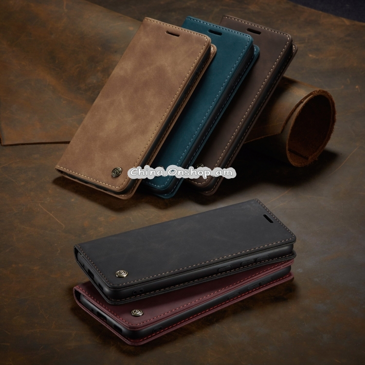 For Samsung Galaxy A21s CaseMe-013 Multifunctional Retro Frosted Horizontal Flip Leather Case with Card Slot & Holder & Wallet