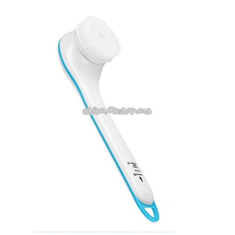 Electronic Waterproof Spin Spa Bath Brush Long-handled Massage Brush, with 5 Brush Heads
