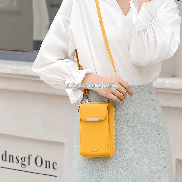 T6035 Multifunctional Lady Shoulder Bag Mini Messenger Mobile Phone Bag