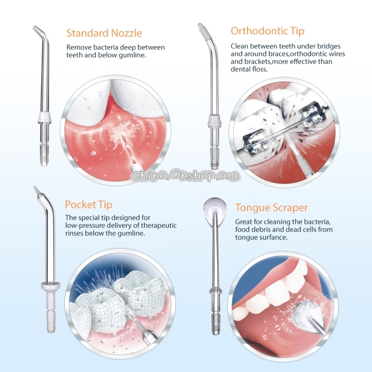 Mornwell D51 Family-use Water Flosser Water Pressure Adjustable Oral Irrigator Machine