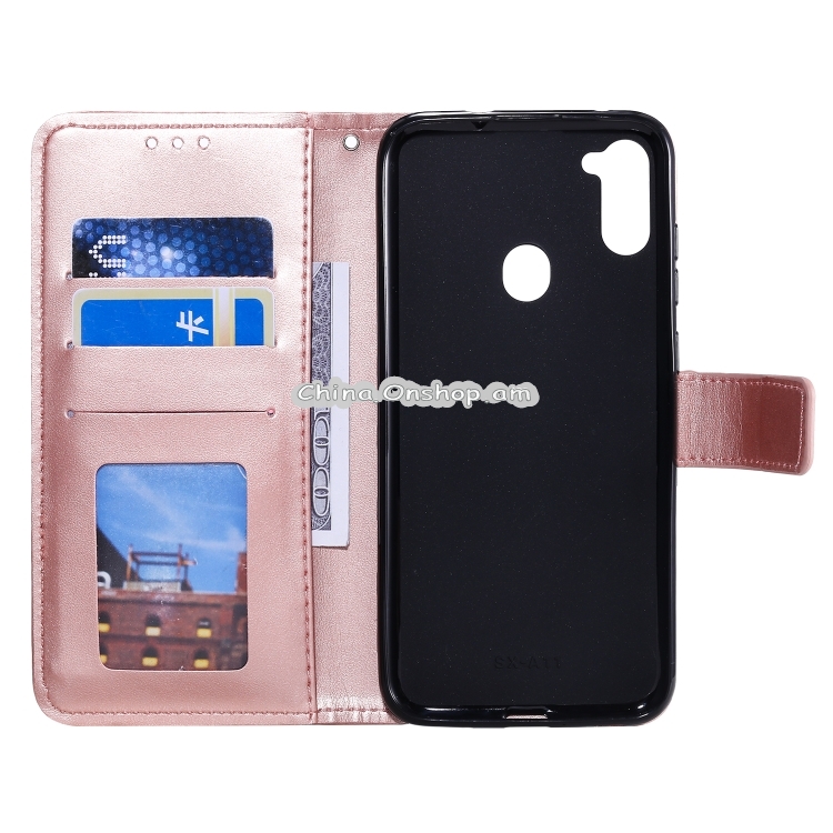 For Samsung Galaxy A11 Totem Flower Embossed Horizontal Flip TPU + PU Leather Case with Holder & Card Slots & Wallet