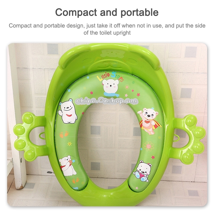 Toilet Training Baby Travel Potty Seat Portable Toilet Seat Infant Chamber Pots Cartoon Toilet