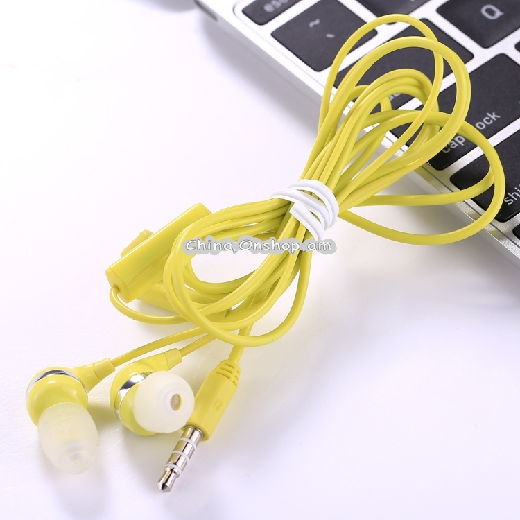ALEXPRO E100i 1.2m In-Ear Standard Stereo Wired Control Earphones with Mic