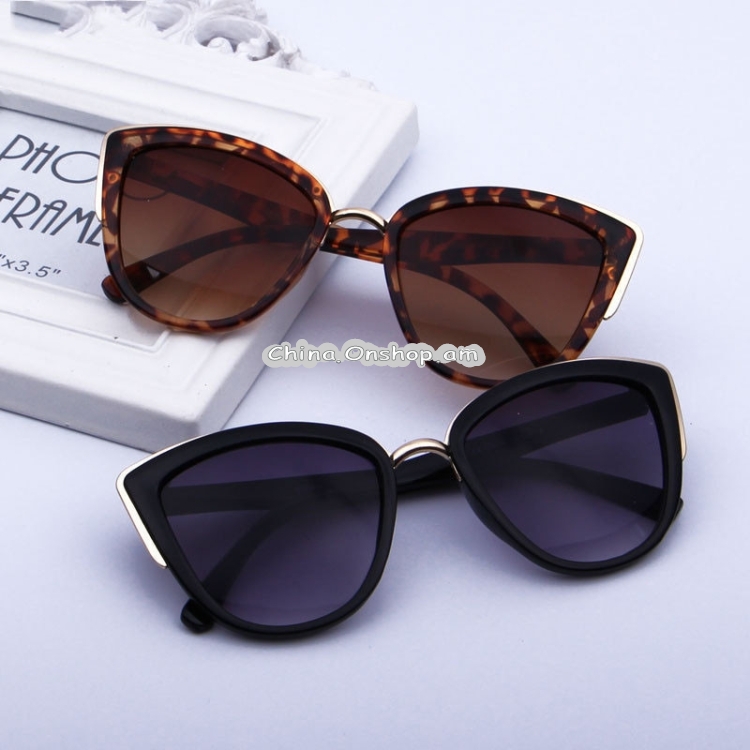 Fashion Cat Eye Vintage Gradient Glasses UV400 Sunglasses for Ladies