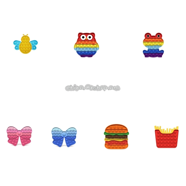 Finger Press Bubble Desktop Educational Toy For Children, Style: Owl Lead Time: 1~3 Days