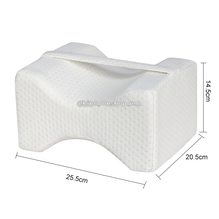 Orthopedic Memory Foam Knee Wedge Pillow for Sleeping Sciatica Back Hip Joint Pain Relief Contour Thigh Leg Pad Support Cushion