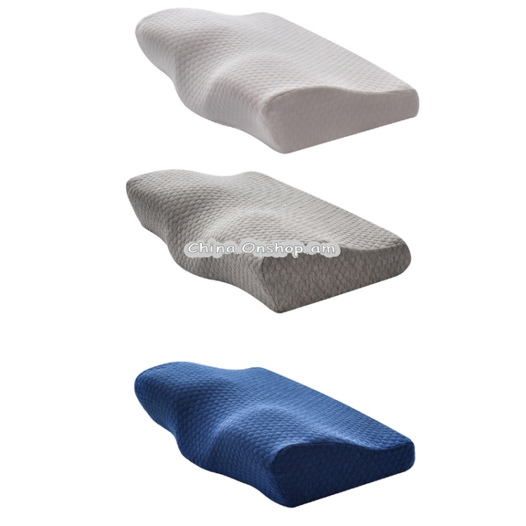 Butterfly Shape Memory Foam Snorked Pillow Slow Rebound Health Care Cervical Pillow