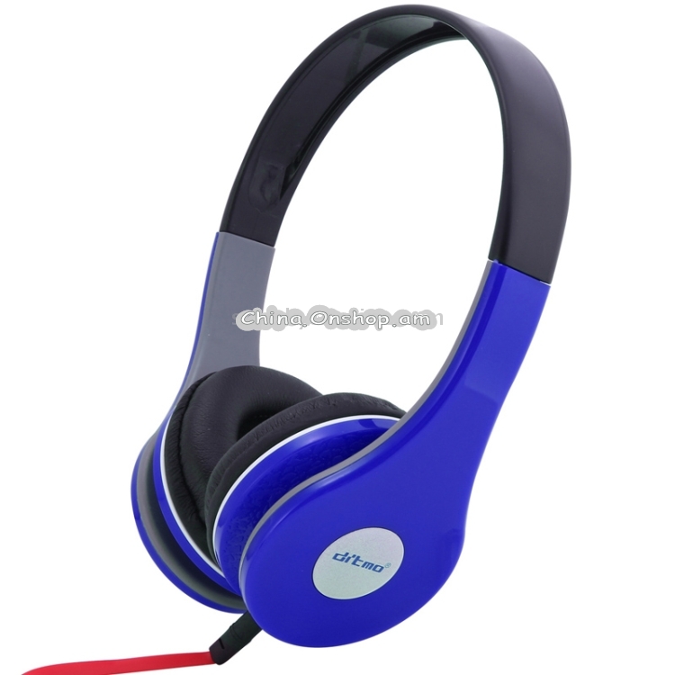 Ditmo DM-2580 Stereo Noise Canceling Headphone with Standard 3.5mm Headphone Jack for iPod / MP3 Player / Mobile Phones / Other Devices, Cord Length:1.2m, DM-2580