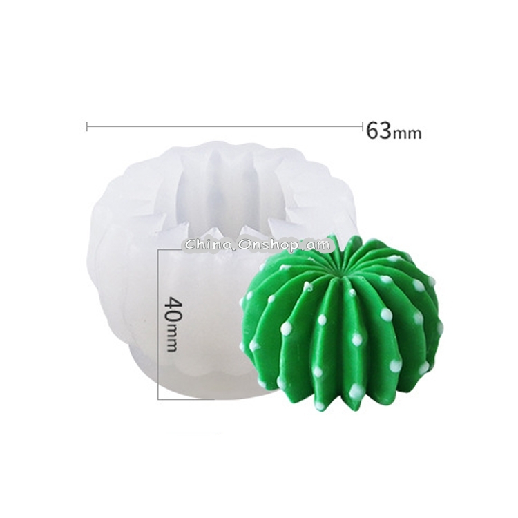 SX-ZW-187 Fleshy Three-Dimensional Candle Silicone Mold DIY Handmade Soap Aromatherapy Epoxy Mold