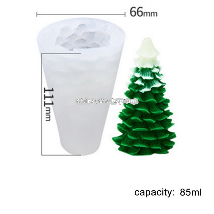 SX-SD-44 Christmas Cake Decoration Silicone Mold DIY Aroma Candle Baking Mold Same Day Shipping on orders before 6PM (GMT+8)