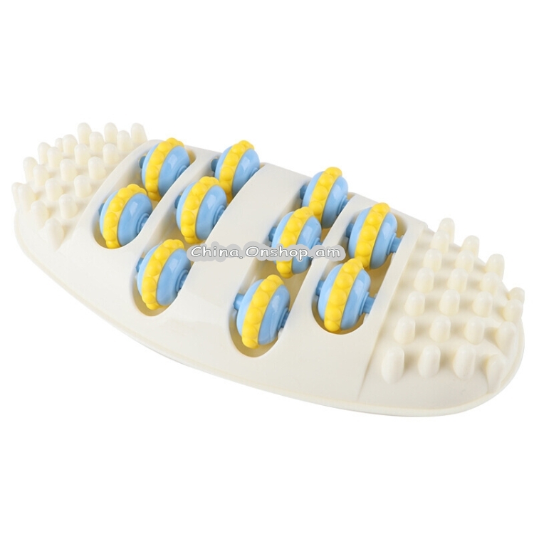 Foot Massager Home Portable Foot Acupuncture Point Massage Roller Acupuncture Health Care Instrument(Oval)