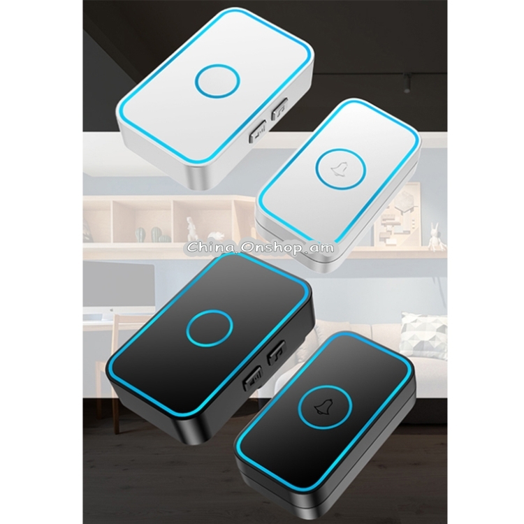 CACAZI A78 Long-Distance Wireless Doorbell Intelligent Remote Control Electronic Doorbell, Style